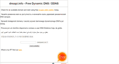 Desktop Screenshot of dnsapi.info